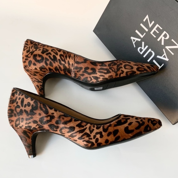 Naturalizer Beverly Leopard Cheetah Pump Heel Shoe - Picture 8 of 11